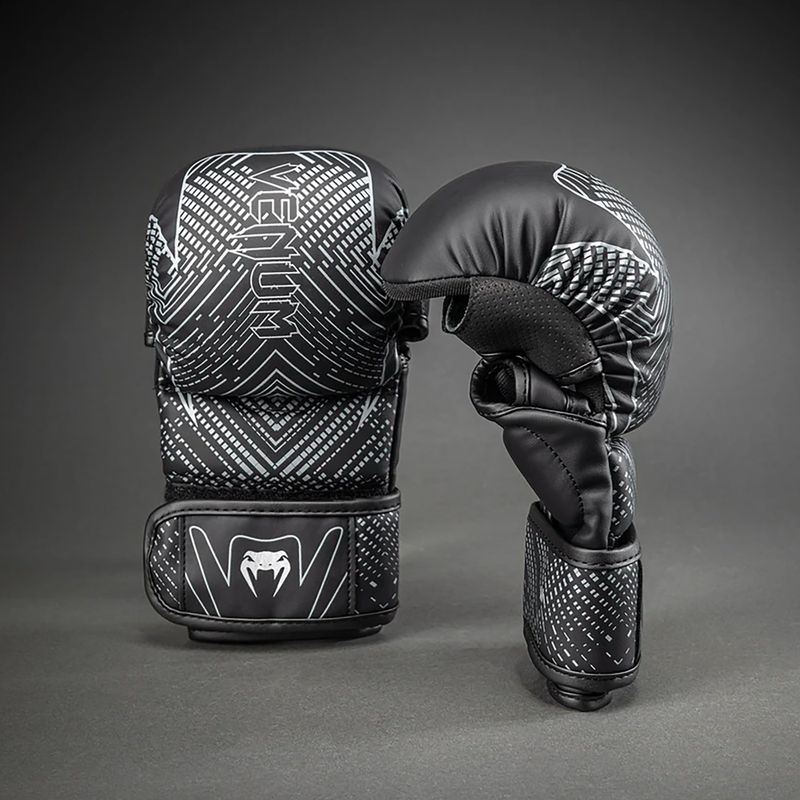 Guantoni da allenamento Venum Midnight Fury Sparring black/grey/silver 2