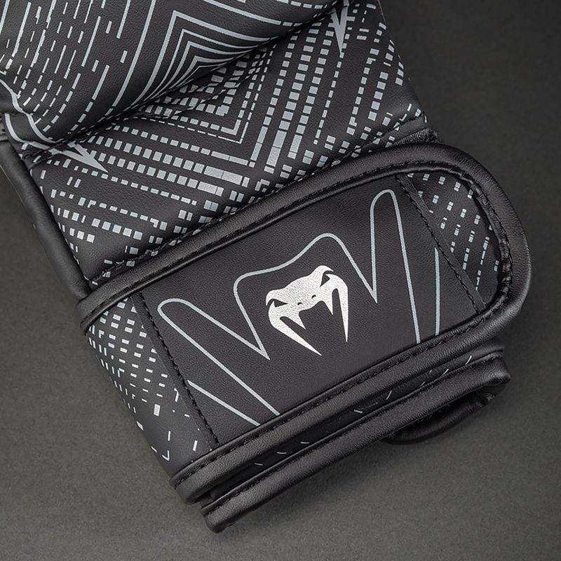 Guantoni da allenamento Venum Midnight Fury Sparring black/grey/silver 4