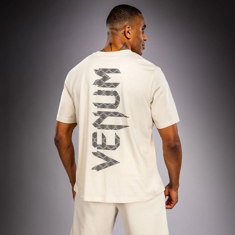 T-shirt da uomo Venum Naked off white 3