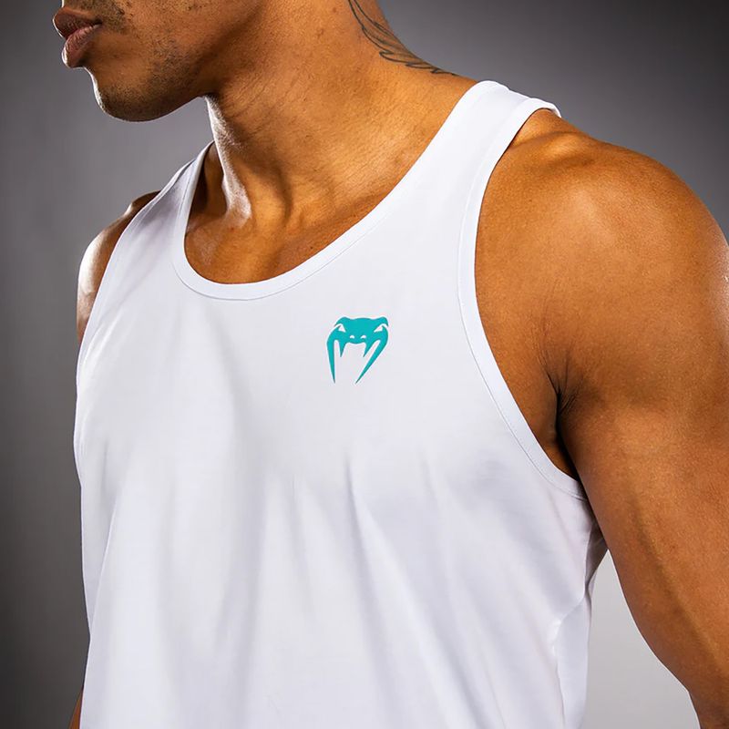 Maglietta da uomo Venum Aqua bianco/turchese 5