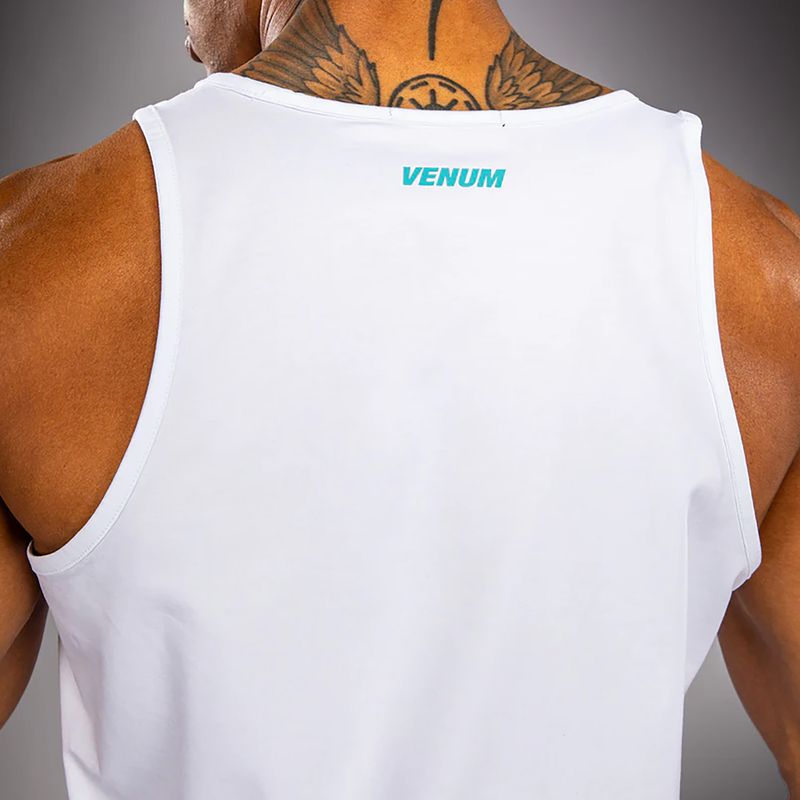 Maglietta da uomo Venum Aqua bianco/turchese 6