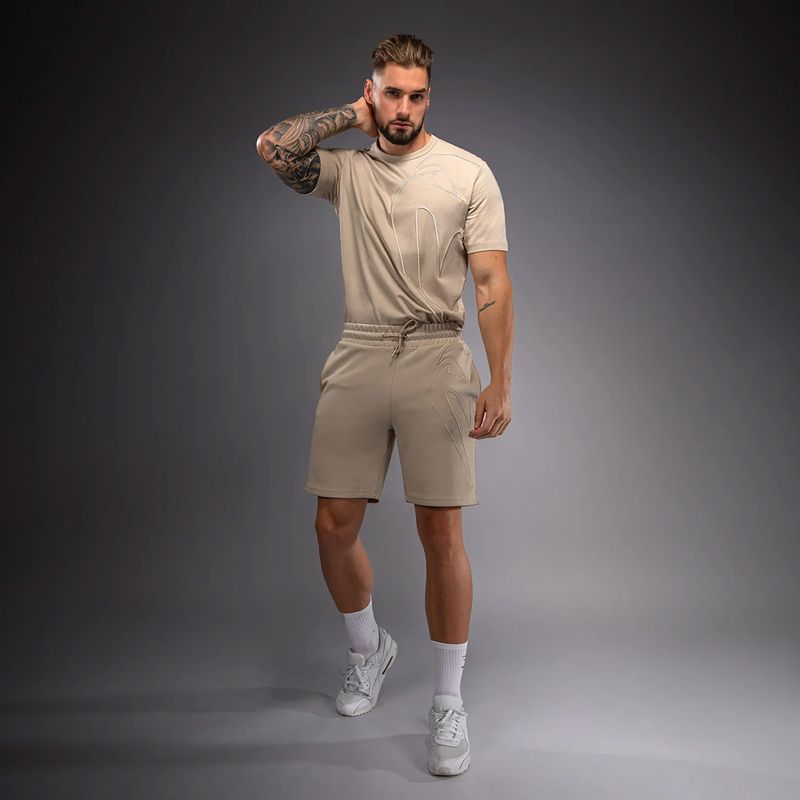 Pantaloncini uomo Venum Giant 3D Cotton Beige 2