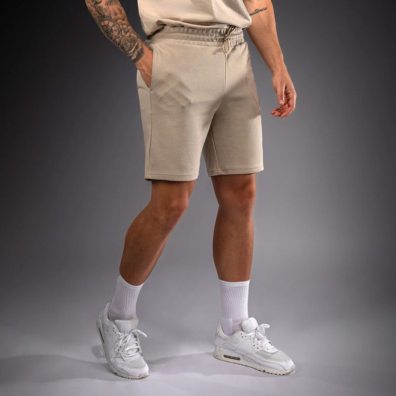 Pantaloncini uomo Venum Giant 3D Cotton Beige 4