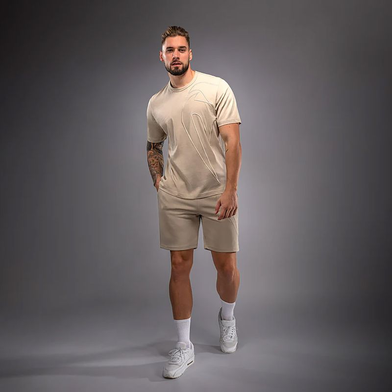 T-shirt da uomo Venum Giant 3D beige 2
