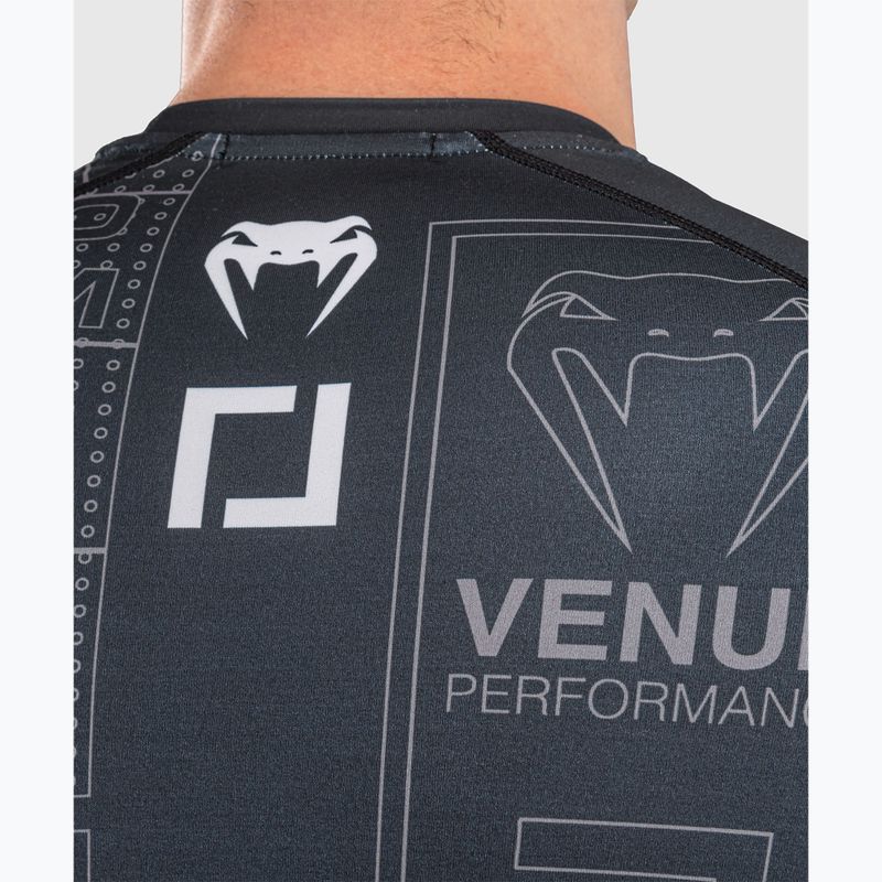 Rashguard a maniche lunghe da uomo Venum Karate Combat black/grey 6