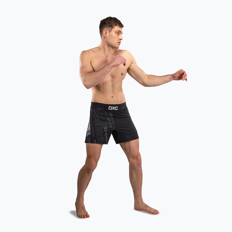 Pantaloncini da allenamento Venum Karate Combat black/grey 4