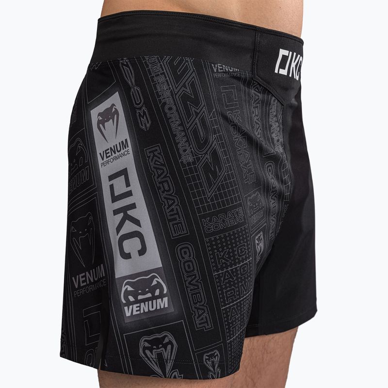 Pantaloncini da allenamento Venum Karate Combat black/grey 5
