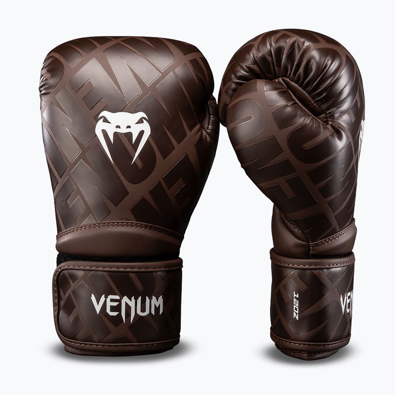 Guantoni da boxe Venum Contender 1.5 XT 3D Boxing dark brown 2