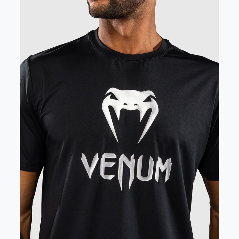 T-shirt da uomo Venum Classic Dry Tech black/silver 4