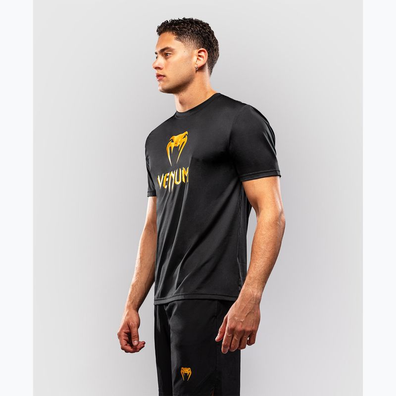 T-shirt da uomo Venum Classic Dry Tech black/gold 3