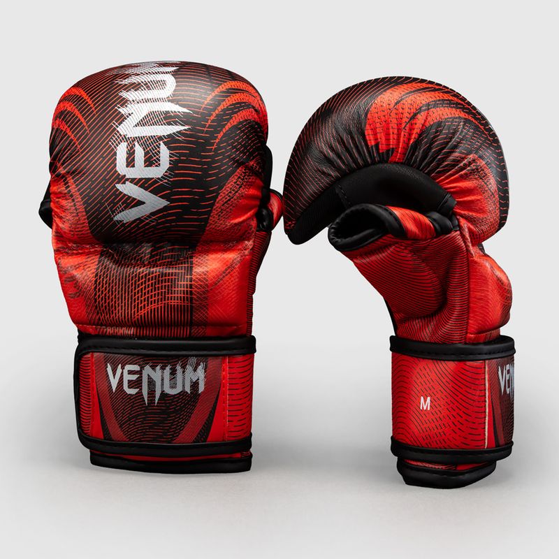 Guantoni da allenamento Venum Galactic 3.0 Sparring red/slver 2