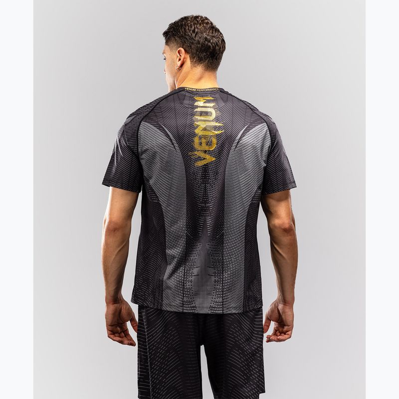 T-shirt da uomo Venum Galactic 3.0 Dry Tech black/gold 2