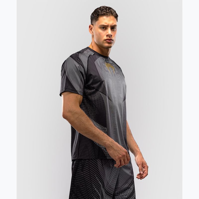 T-shirt da uomo Venum Galactic 3.0 Dry Tech black/gold 4