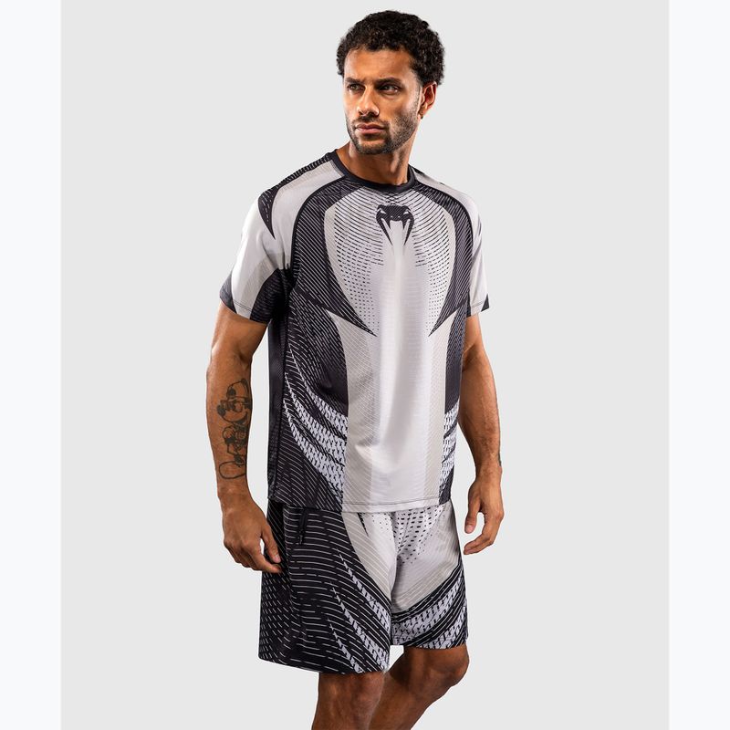 T-shirt da uomo Venum Galactic 3.0 Dry Tech off white/black 4