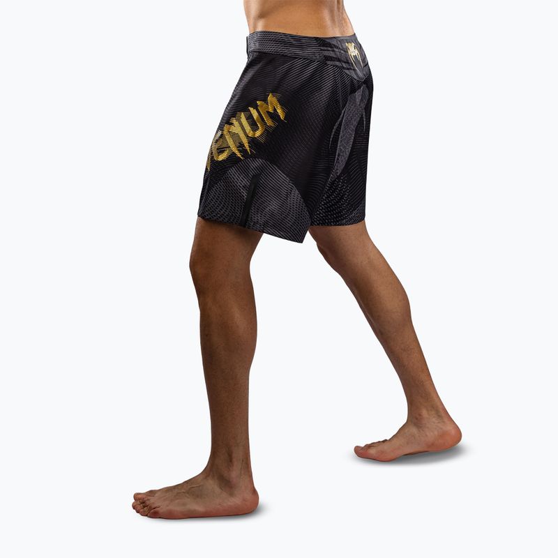 Pantaloncini da allenamento uomo Venum Galactic 3.0 Fight black/gold 4