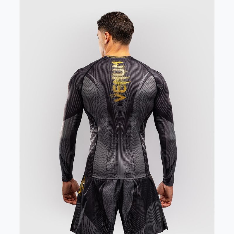  Venum Galactic 3.0 Rashguard LS black/gold 2