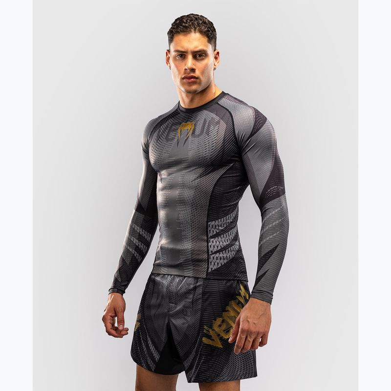  Venum Galactic 3.0 Rashguard LS black/gold 3