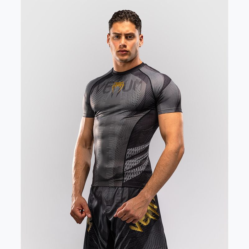 Rashguard da uomo Venum Galactic 3.0 Rashguard SS black/gold 3