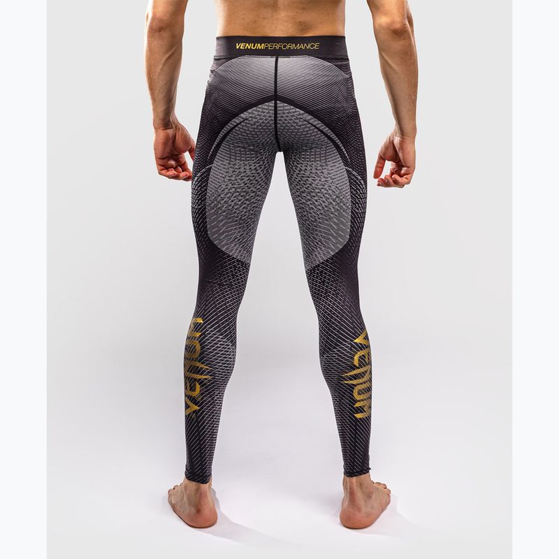 Leggings da allenamento uomo Venum Galactic 3.0 Spats black/gold 3