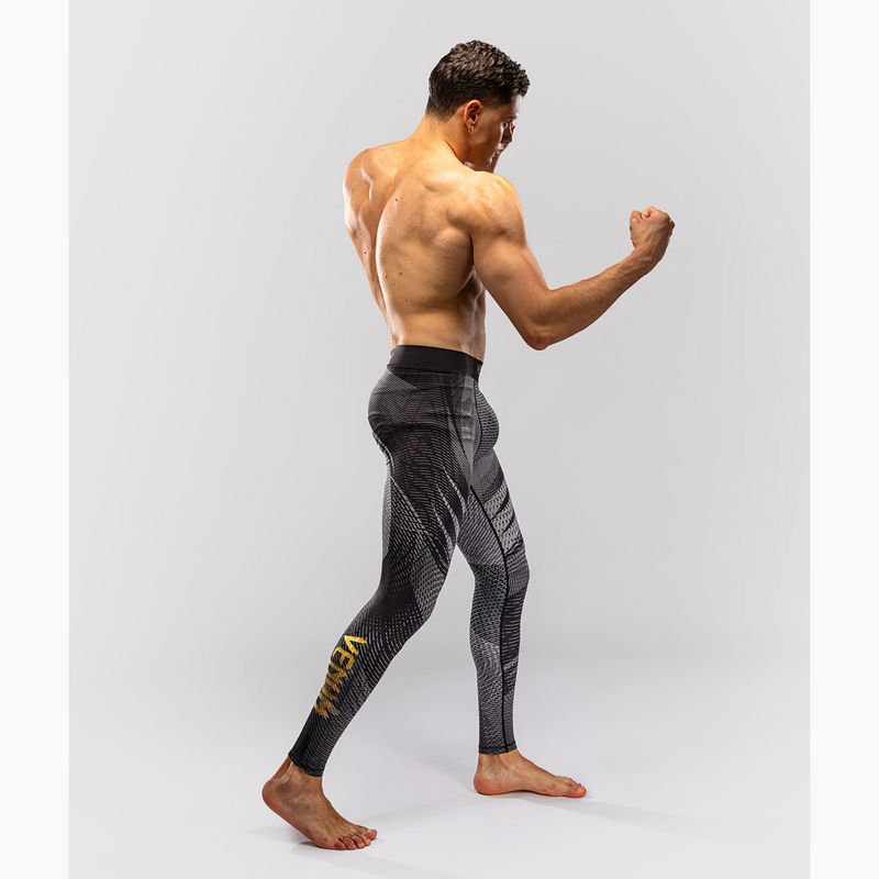 Leggings da allenamento uomo Venum Galactic 3.0 Spats black/gold 4