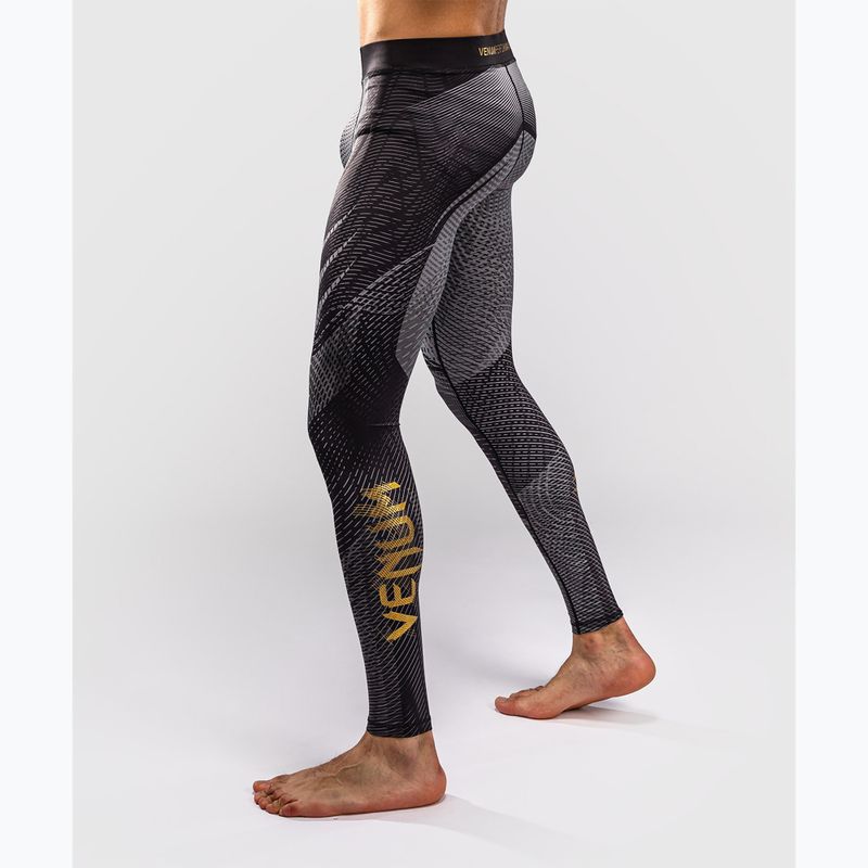 Leggings da allenamento uomo Venum Galactic 3.0 Spats black/gold 5