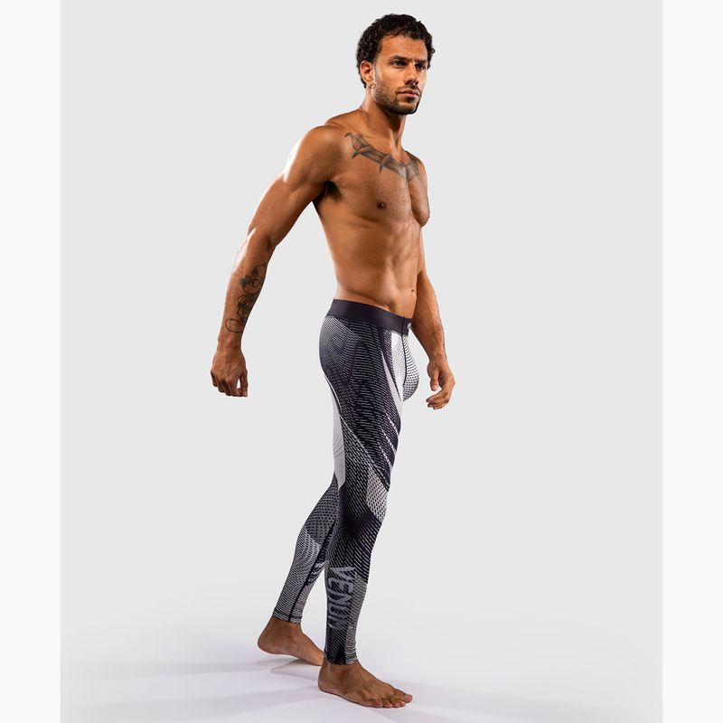 Leggings da allenamento uomo Venum Galactic 3.0 Spats off white/black 2