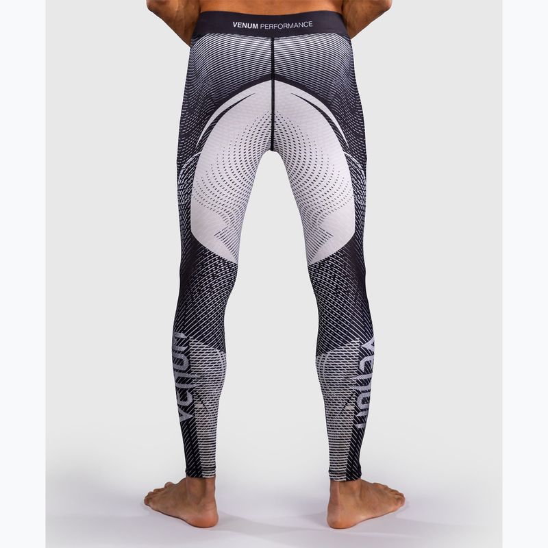 Leggings da allenamento uomo Venum Galactic 3.0 Spats off white/black 3