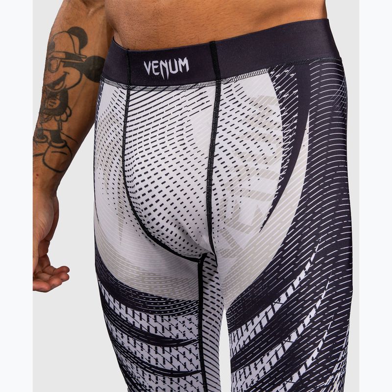 Leggings da allenamento uomo Venum Galactic 3.0 Spats off white/black 6