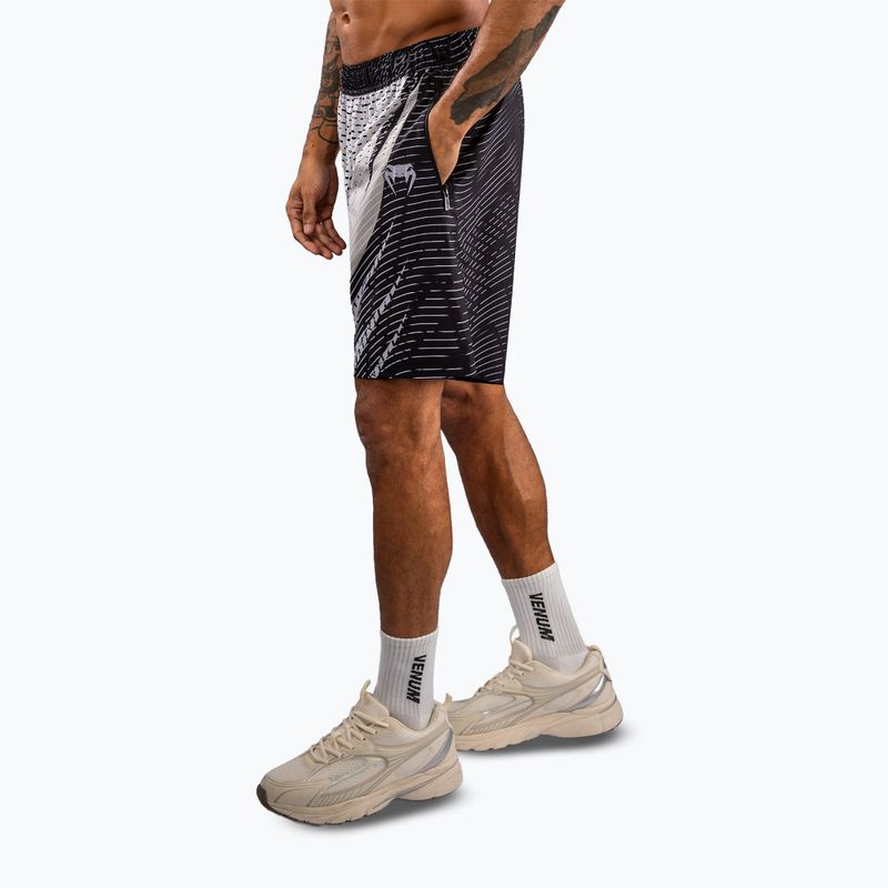 Pantaloncini da allenamento uomo Venum Galactic 3.0 Training off white/black 4