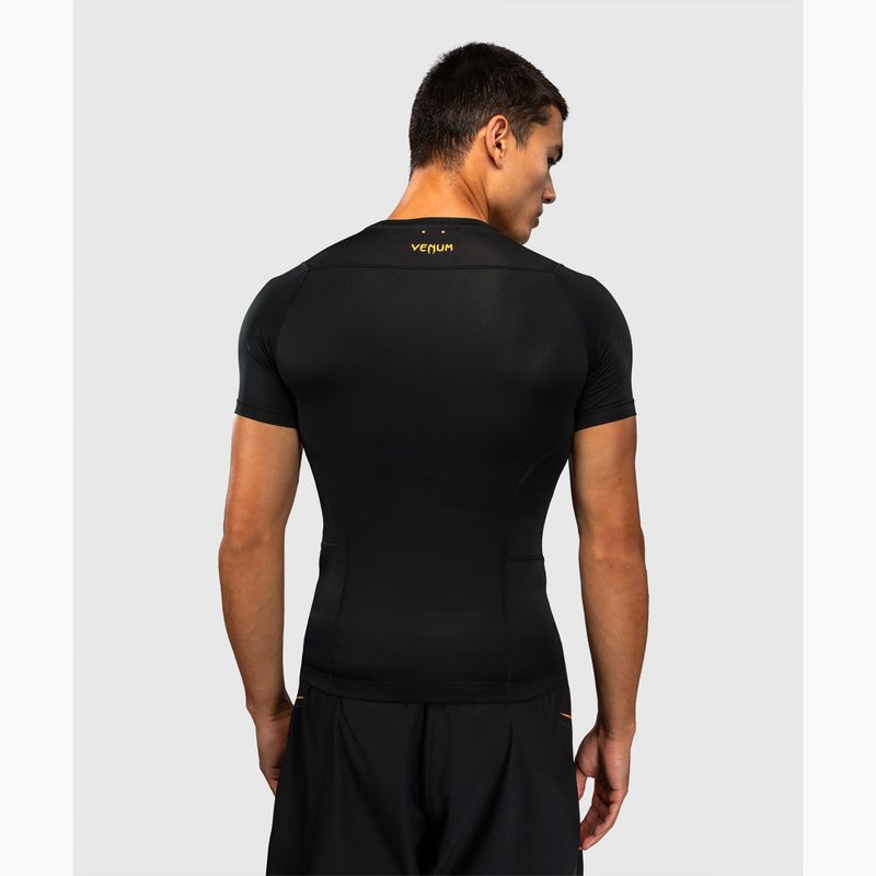 Rashguard da uomo Venum G-Core Rashguard SS black/gold 3