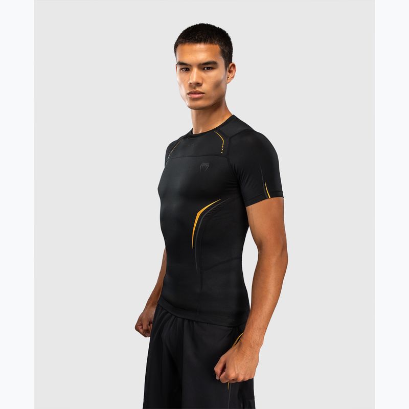 Rashguard da uomo Venum G-Core Rashguard SS black/gold 4