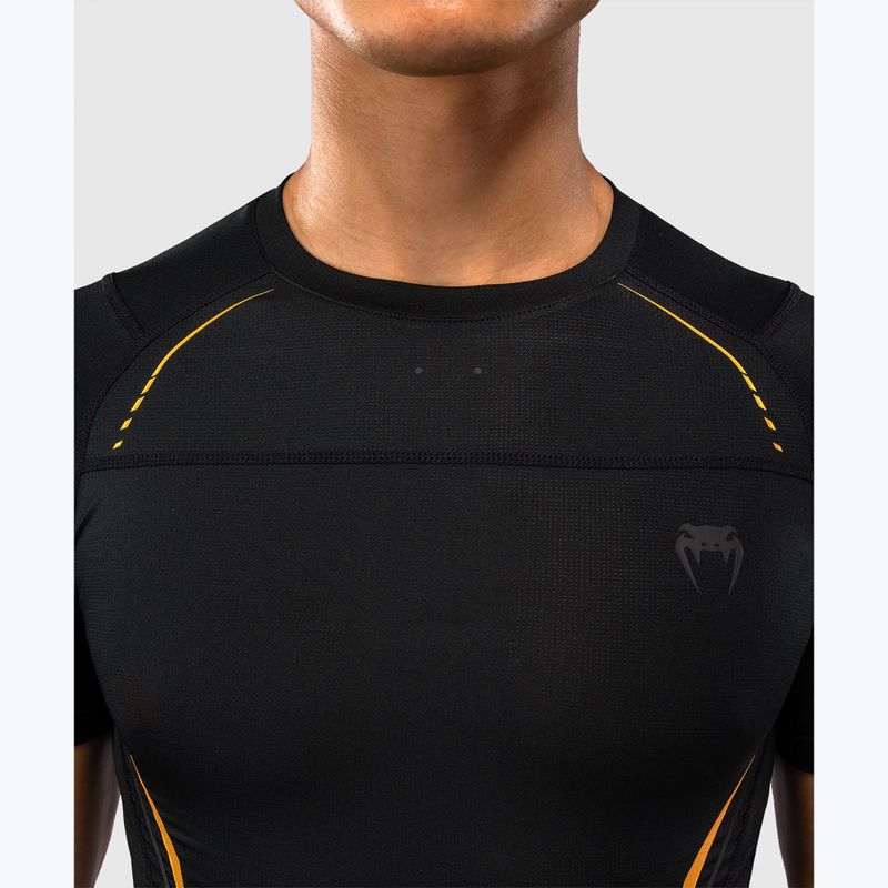 Rashguard da uomo Venum G-Core Rashguard SS black/gold 5