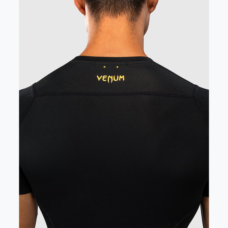 Rashguard da uomo Venum G-Core Rashguard SS black/gold 6