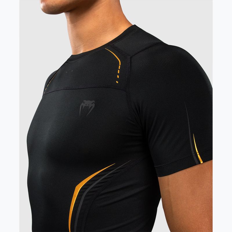 Rashguard da uomo Venum G-Core Rashguard SS black/gold 7