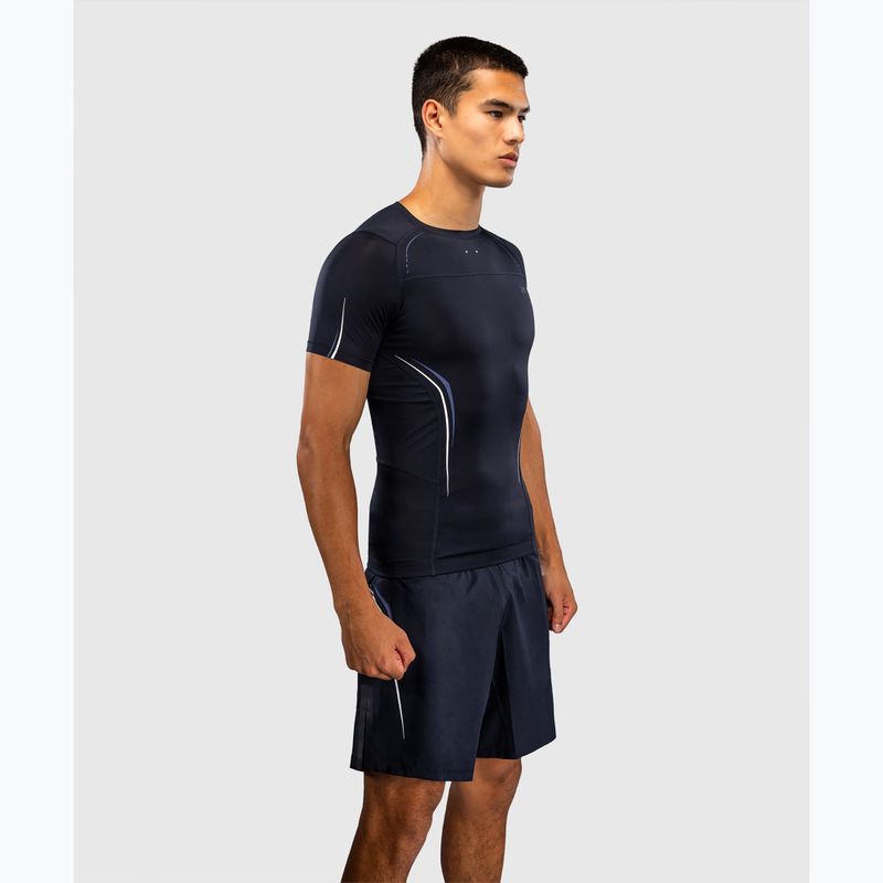 Rashguard da uomo Venum G-Core Rashguard SS navy blue/white 4