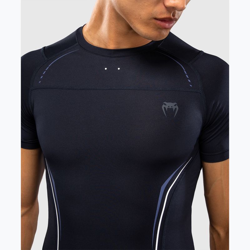 Rashguard da uomo Venum G-Core Rashguard SS navy blue/white 5