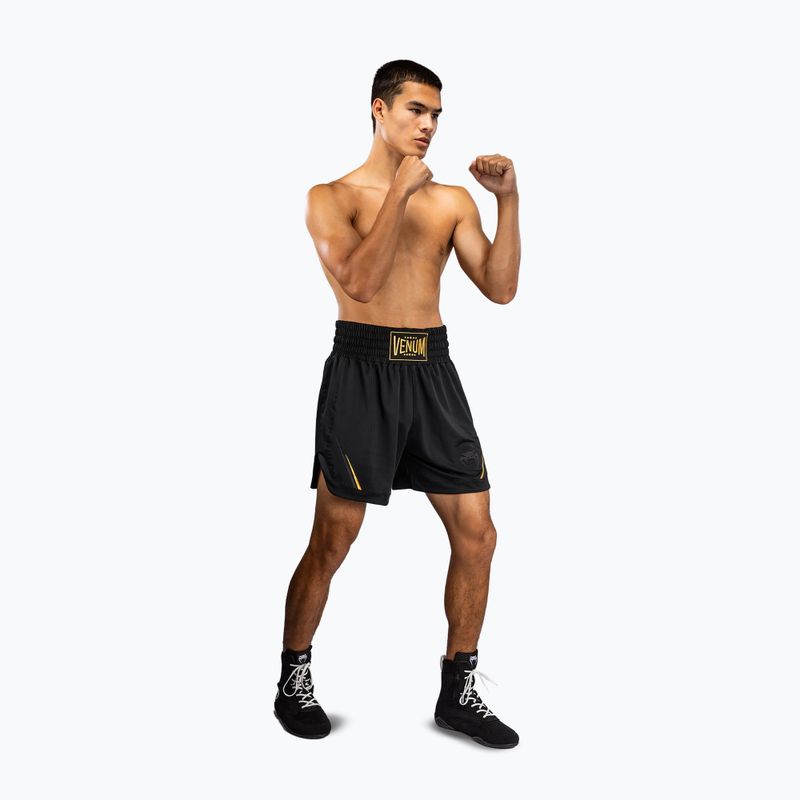 Pantaloncini da allenamento uomo Venum G-Core Boxing black/gold 2