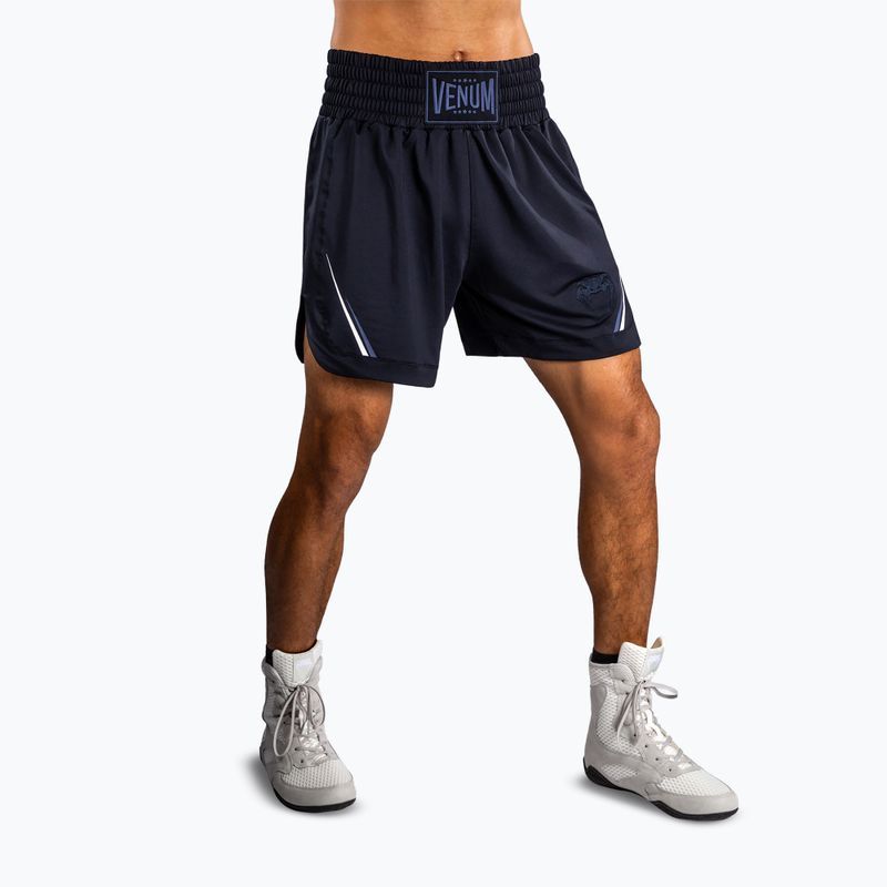 Pantaloncini da allenamento uomo Venum G-Core Boxing navy blue/white 4