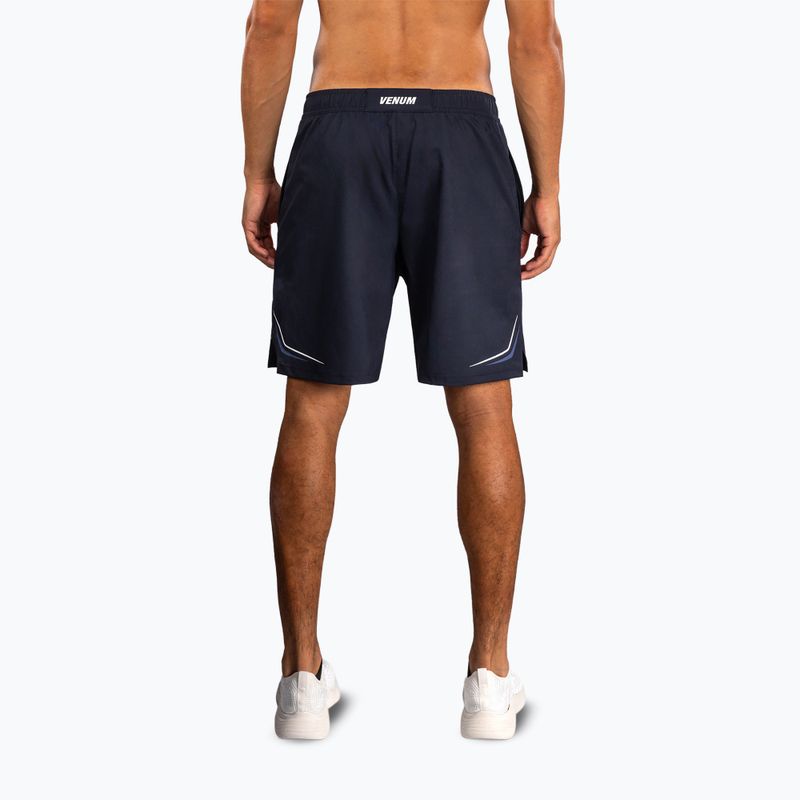 Pantaloncini da allenamento uomo Venum G-Core Training navy blue/white 3