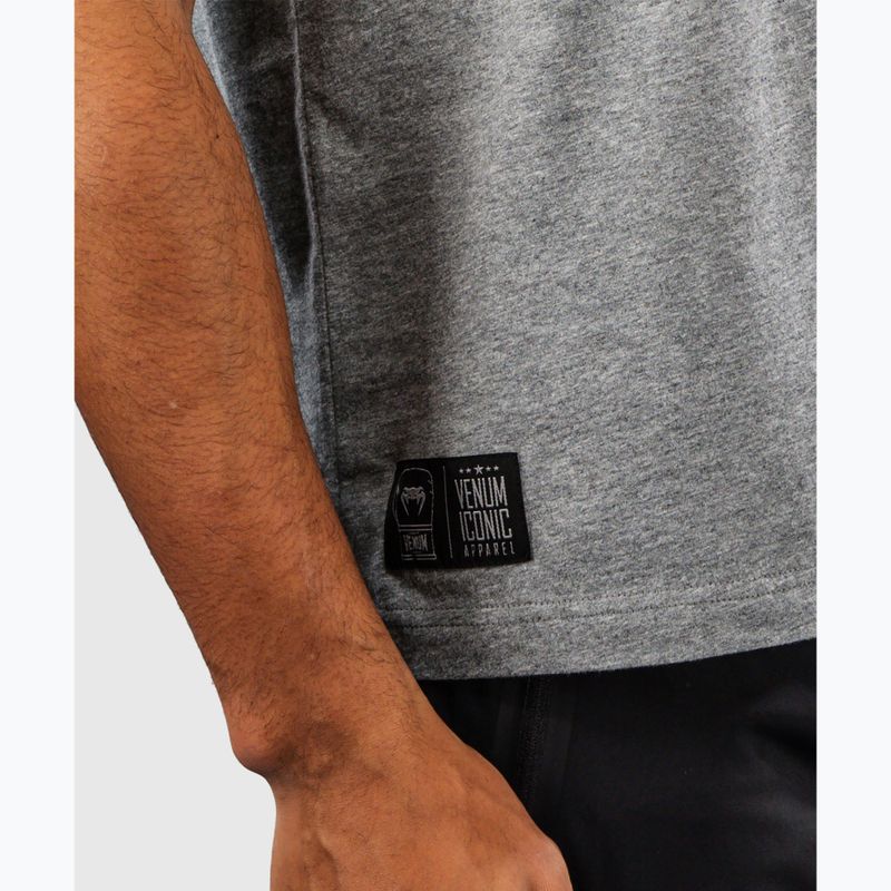 T-shirt da uomo Venum Fight Icon Cotton light heather grey 4
