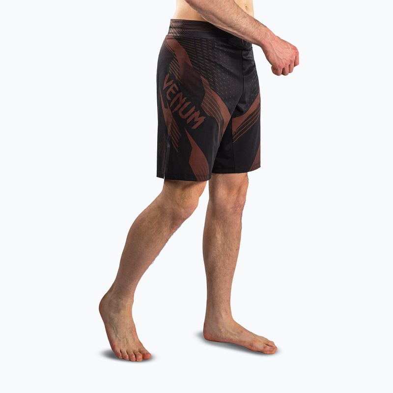 Pantaloncini da allenamento uomo Venum No-Gi 6.0 Fight black/brown 4