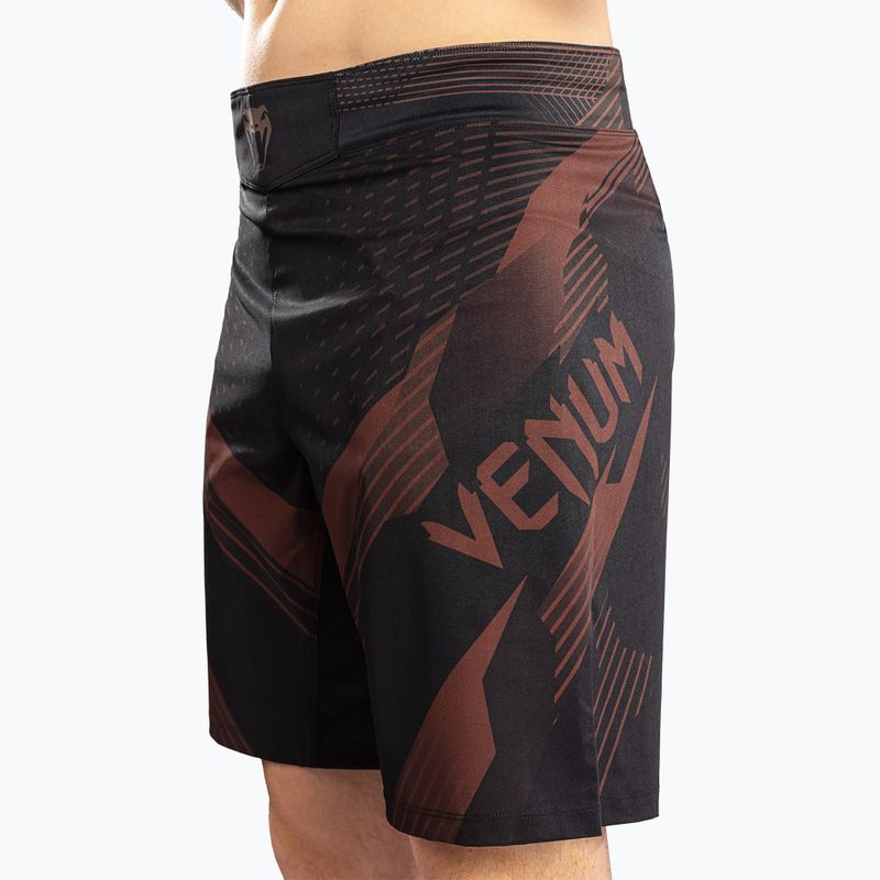 Pantaloncini da allenamento uomo Venum No-Gi 6.0 Fight black/brown 5
