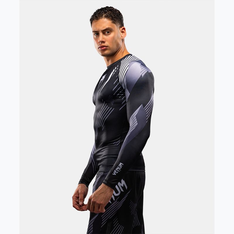 Rashguard uomo manica lunga Venum No-Gi 6.0 Rashguard black/white 3