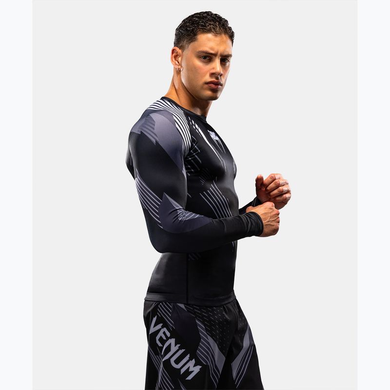 Rashguard uomo manica lunga Venum No-Gi 6.0 Rashguard black/white 4