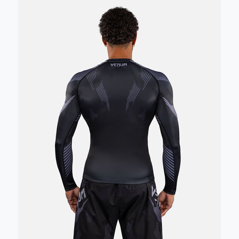 Rashguard uomo manica lunga Venum No-Gi 6.0 Rashguard black/grey 3