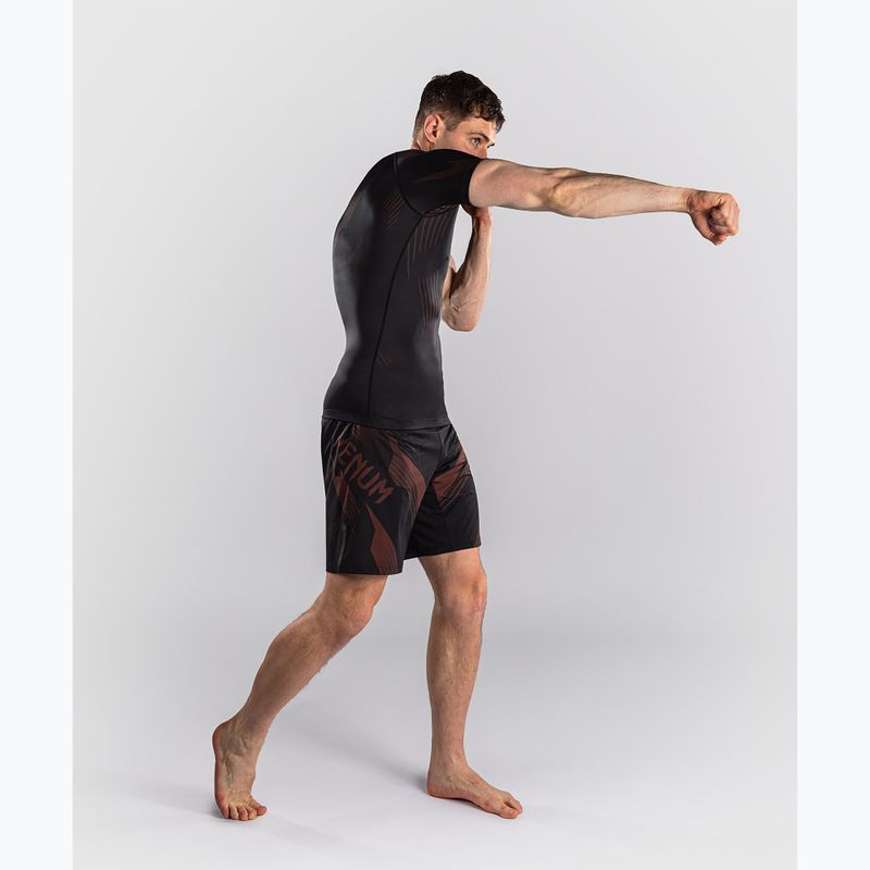 Rashguard da uomo Venum No-Gi 6.0 Rashguard black/brown 2