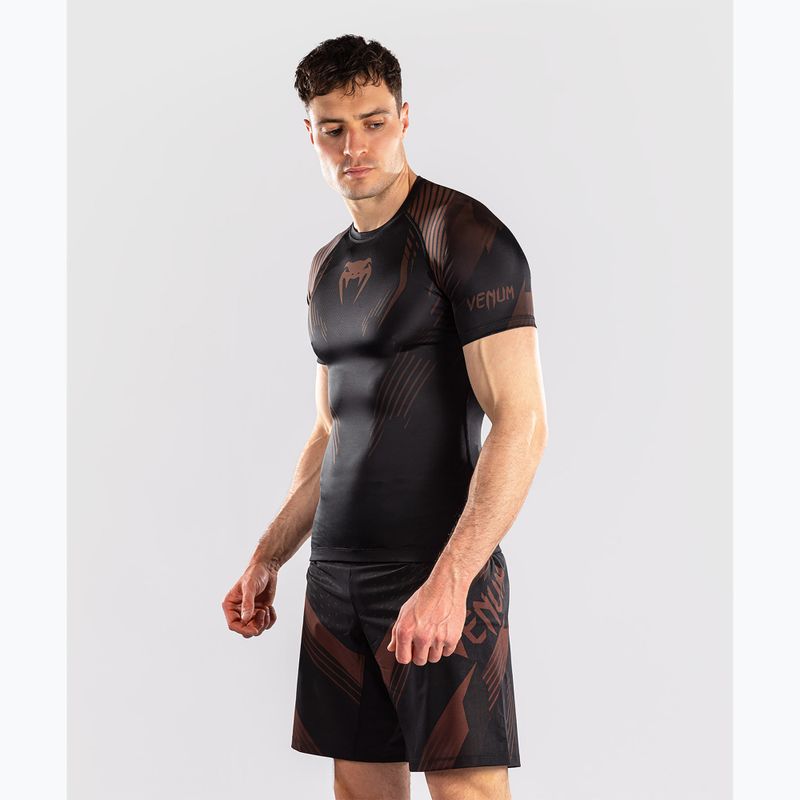 Rashguard da uomo Venum No-Gi 6.0 Rashguard black/brown 4