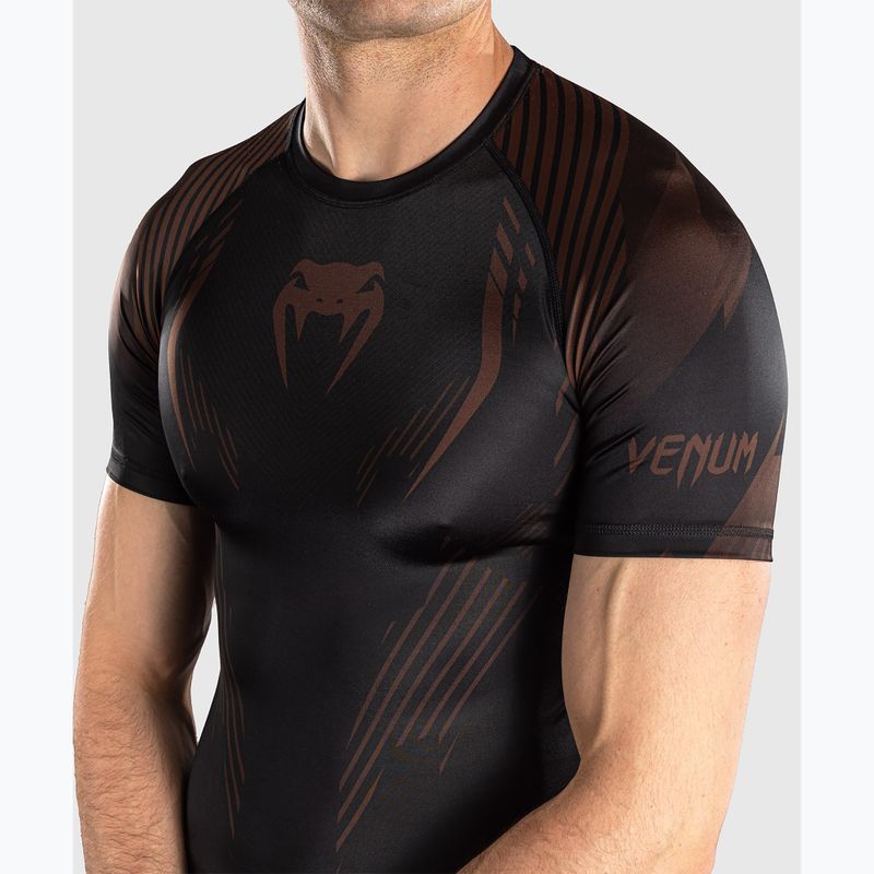 Rashguard da uomo Venum No-Gi 6.0 Rashguard black/brown 5
