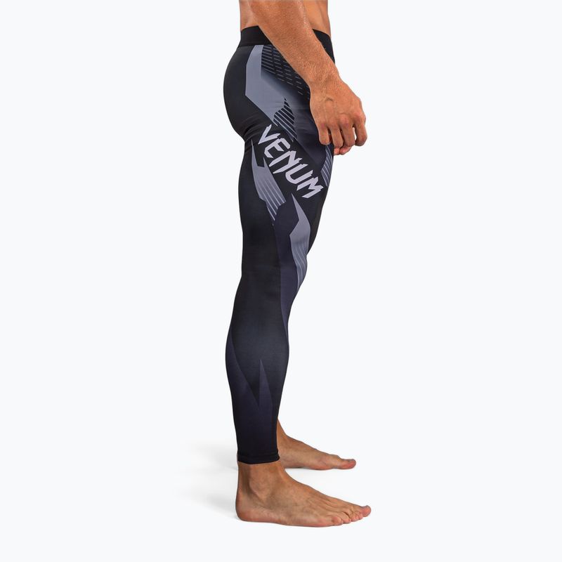 Leggings da allenamento uomo Venum No-Gi 6.0 Spats black/white 7
