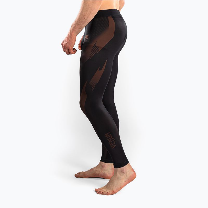 Leggings da allenamento uomo Venum No-Gi 6.0 Spats Black/Brown 5